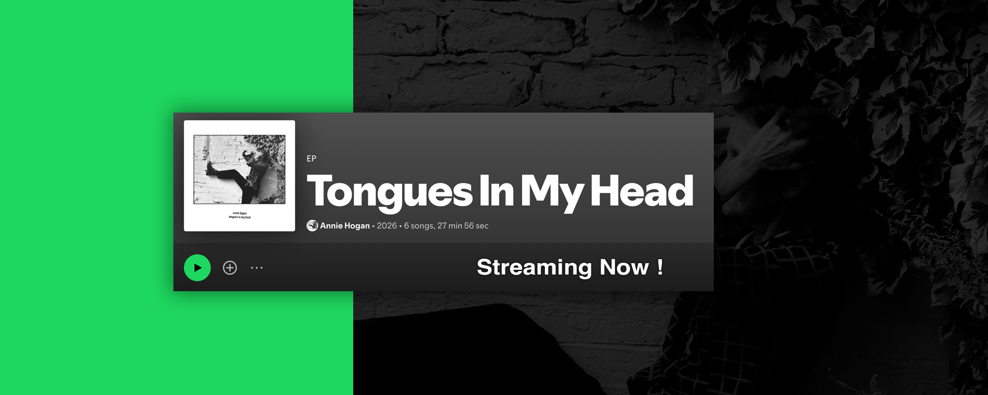 Tongues In My Head streaming now!