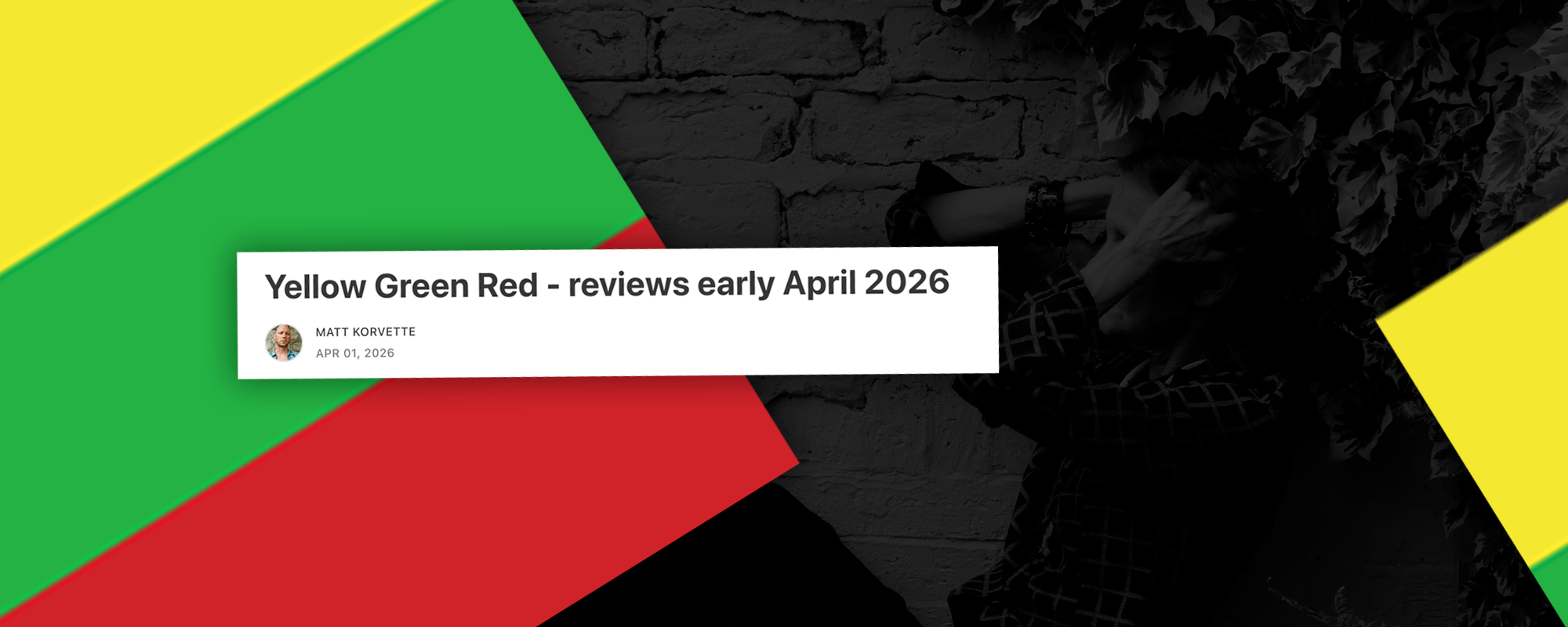 Brilliant review of ‘Tongues In My Head’ on ‘Yellow Green Red’ Substack!